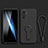 Coque Ultra Fine Silicone Souple Housse Etui avec Support pour Xiaomi Redmi Note 10S 4G Noir