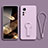 Coque Ultra Fine Silicone Souple Housse Etui avec Support pour Xiaomi Redmi Note 12S Violet Clair