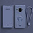 Coque Ultra Fine Silicone Souple Housse Etui avec Support S01 pour Realme Narzo 60 5G Gris Lavende