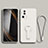 Coque Ultra Fine Silicone Souple Housse Etui avec Support S01 pour Xiaomi Civi 2 5G Blanc