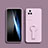 Coque Ultra Fine Silicone Souple Housse Etui avec Support S01 pour Xiaomi Redmi K50 Pro 5G Violet Clair