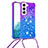 Coque Ultra Fine Silicone Souple Housse Etui Degrade Y01B pour Samsung Galaxy S21 5G Bleu