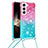 Coque Ultra Fine Silicone Souple Housse Etui Degrade Y01B pour Samsung Galaxy S24 5G Cyan