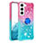 Coque Ultra Fine Silicone Souple Housse Etui Degrade Y04B pour Samsung Galaxy S21 5G Cyan