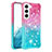 Coque Ultra Fine Silicone Souple Housse Etui Degrade Y05B pour Samsung Galaxy S21 5G Cyan