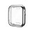 Coque Ultra Fine Silicone Souple Housse Etui S01 pour Apple iWatch 5 40mm Argent