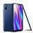 Coque Ultra Fine Silicone Souple Housse Etui S02 pour Xiaomi Mi 8 Explorer Bleu