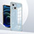 Coque Ultra Fine Silicone Souple Housse Etui S06 pour Apple iPhone 14 Bleu