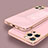 Coque Ultra Fine Silicone Souple Housse Etui S06 pour Apple iPhone 15 Pro Max Or Rose