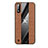 Coque Ultra Fine Silicone Souple Housse Etui X02L pour Samsung Galaxy A01 SM-A015 Marron