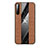 Coque Ultra Fine Silicone Souple Housse Etui X02L pour Samsung Galaxy A21 Marron