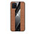 Coque Ultra Fine Silicone Souple Housse Etui X02L pour Samsung Galaxy A81 Marron