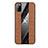 Coque Ultra Fine Silicone Souple Housse Etui X02L pour Samsung Galaxy M21 Marron