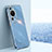 Coque Ultra Fine Silicone Souple Housse Etui XL1 pour Huawei P60 Art Bleu