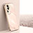 Coque Ultra Fine Silicone Souple Housse Etui XL1 pour Oppo Reno10 Pro+ Plus 5G Or Rose