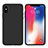 Coque Ultra Fine Silicone Souple S11 pour Apple iPhone Xs Noir