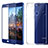 Coque Ultra Fine Silicone Souple Transparente et Protecteur d'Ecran pour Huawei Honor 8 Lite Bleu