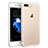 Coque Ultra Fine Silicone Souple Transparente et Support Bague Anneau pour Apple iPhone 7 Plus Clair Petit