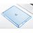 Coque Ultra Fine Silicone Souple Transparente pour Apple iPad 3 Bleu Ciel Petit