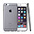 Coque Ultra Fine Silicone Souple Transparente pour Apple iPhone 6 Plus Gris