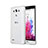 Coque Ultra Fine Silicone Souple Transparente pour LG G3 Blanc