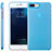 Coque Ultra Fine Silicone Souple Transparente T11 pour Apple iPhone 7 Plus Bleu