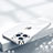 Coque Ultra Fine TPU Souple Housse Etui Transparente Bling-Bling LD2 pour Apple iPhone 13 Pro Argent