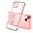 Coque Ultra Fine TPU Souple Housse Etui Transparente Fleurs pour Apple iPhone 14 Petit