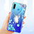 Coque Ultra Fine TPU Souple Housse Etui Transparente Fleurs pour Huawei P30 Lite Petit