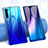 Coque Ultra Fine TPU Souple Housse Etui Transparente Fleurs pour Xiaomi Redmi Note 8T Bleu
