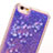 Coque Ultra Fine TPU Souple Housse Etui Transparente Fleurs T01 pour Apple iPhone 6 Petit