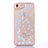 Coque Ultra Fine TPU Souple Housse Etui Transparente Fleurs T01 pour Apple iPhone 7 Blanc