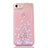 Coque Ultra Fine TPU Souple Housse Etui Transparente Fleurs T01 pour Apple iPhone 7 Rose