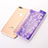 Coque Ultra Fine TPU Souple Housse Etui Transparente Fleurs T01 pour Apple iPhone 8 Plus Petit