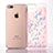 Coque Ultra Fine TPU Souple Housse Etui Transparente Fleurs T01 pour Apple iPhone 8 Plus Petit