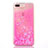 Coque Ultra Fine TPU Souple Housse Etui Transparente Fleurs T01 pour Apple iPhone 8 Plus Rouge