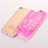 Coque Ultra Fine TPU Souple Housse Etui Transparente Fleurs T01 pour Apple iPhone SE (2020) Petit