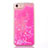 Coque Ultra Fine TPU Souple Housse Etui Transparente Fleurs T01 pour Apple iPhone SE (2020) Rouge