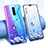 Coque Ultra Fine TPU Souple Housse Etui Transparente Fleurs T01 pour Oppo RX17 Pro Petit