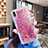 Coque Ultra Fine TPU Souple Housse Etui Transparente Fleurs T02 pour Apple iPhone Xs Max Or Rose