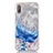 Coque Ultra Fine TPU Souple Housse Etui Transparente Fleurs T04 pour Apple iPhone Xs Max Petit