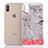 Coque Ultra Fine TPU Souple Housse Etui Transparente Fleurs T04 pour Apple iPhone Xs Max Petit