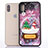 Coque Ultra Fine TPU Souple Housse Etui Transparente Fleurs T05 pour Apple iPhone Xs Petit