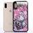 Coque Ultra Fine TPU Souple Housse Etui Transparente Fleurs T07 pour Apple iPhone XR Petit