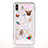 Coque Ultra Fine TPU Souple Housse Etui Transparente Fleurs T08 pour Apple iPhone Xs Max Petit