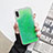 Coque Ultra Fine TPU Souple Housse Etui Transparente Fleurs T12 pour Apple iPhone XR Vert