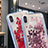 Coque Ultra Fine TPU Souple Housse Etui Transparente Fleurs T14 pour Apple iPhone X Petit