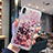 Coque Ultra Fine TPU Souple Housse Etui Transparente Fleurs T14 pour Apple iPhone X Petit