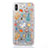 Coque Ultra Fine TPU Souple Housse Etui Transparente Fleurs T17 pour Apple iPhone X Blanc