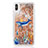 Coque Ultra Fine TPU Souple Housse Etui Transparente Fleurs T17 pour Apple iPhone X Petit